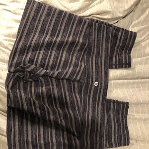 Lululemon Stripes Galore Wunder Under Crops sz 12
